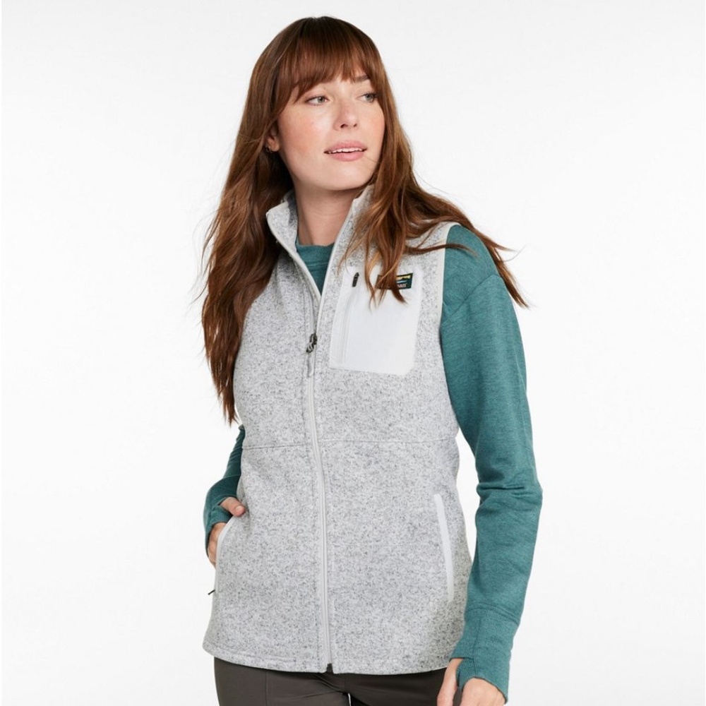 L.L. Bean Sweater Fleece Long Vest